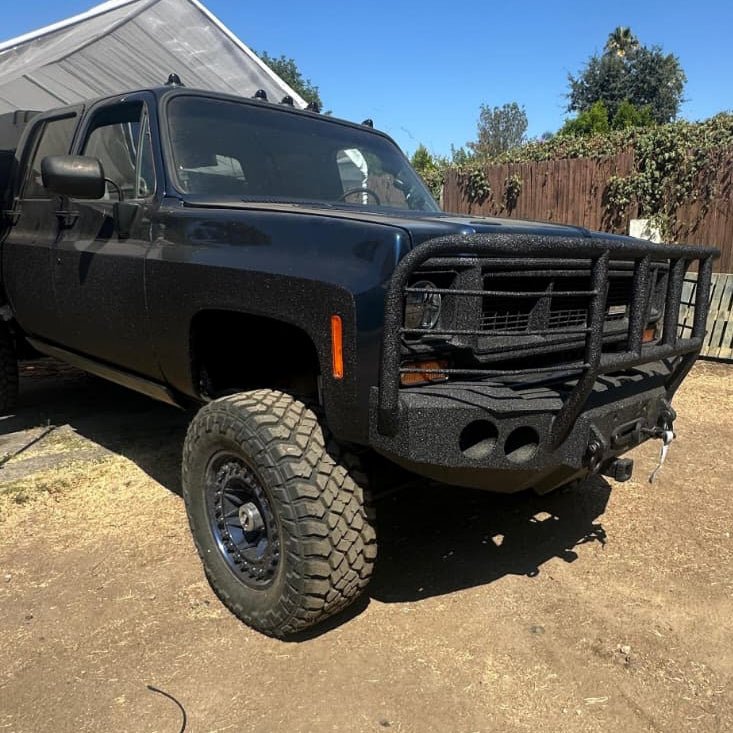 1973 - 1980 GMC Jimmy Front Bumper - Iron Bull BumpersFRONT IRON BUMPER