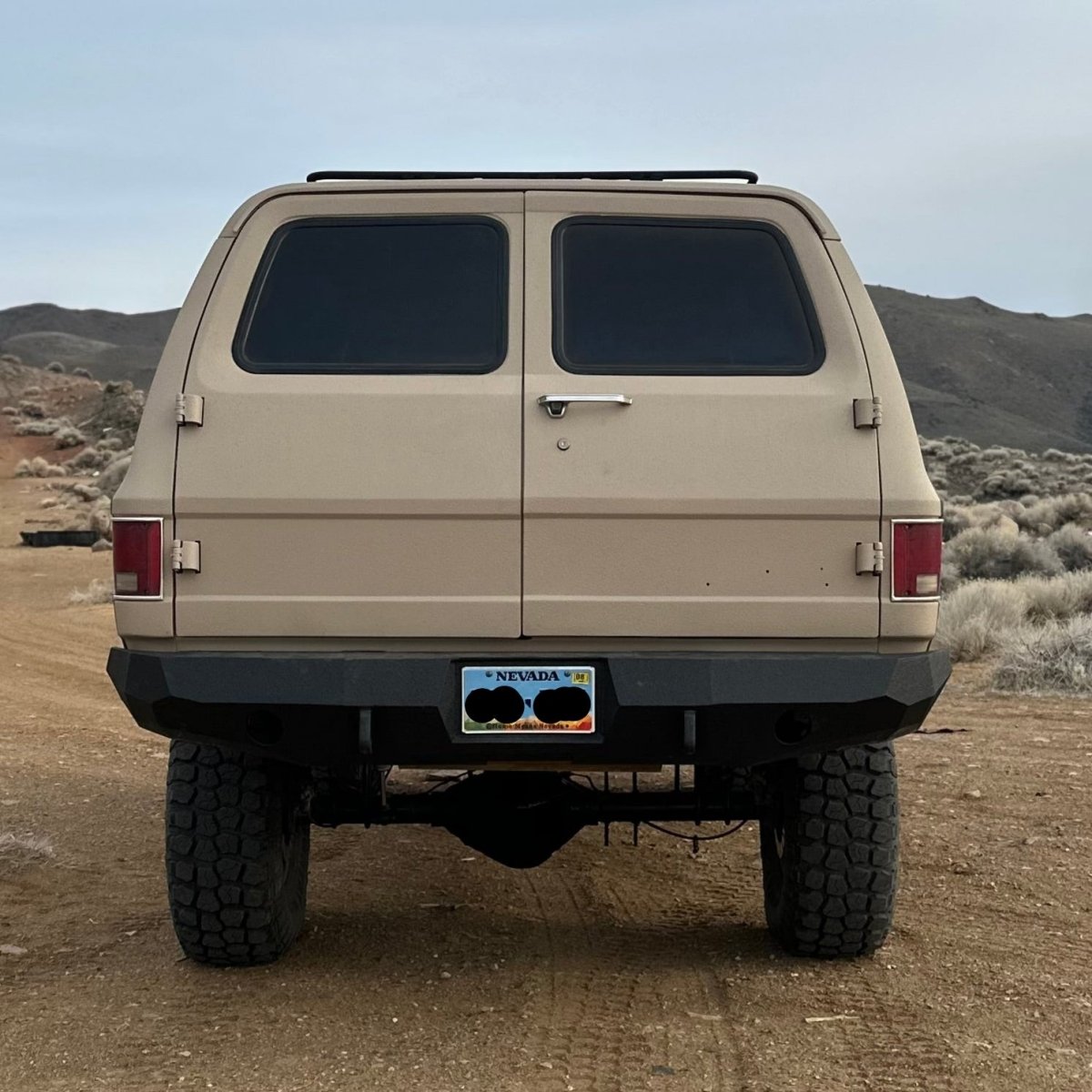 1973 - 1987 Chevrolet Suburban Rear Bumper - Iron Bull BumpersREAR IRON BUMPER