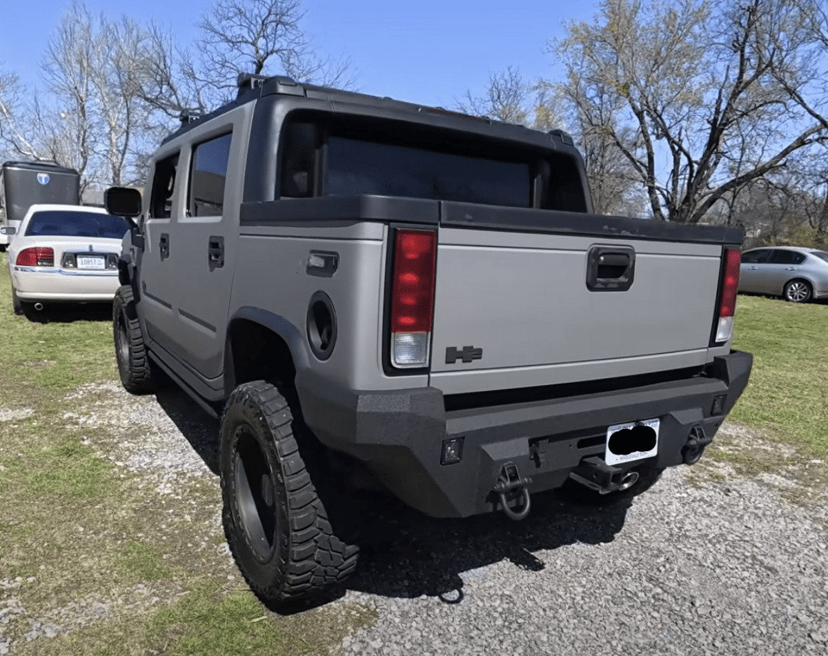 2003 - 2009 Hummer H2/ H2 SUT Rear Bumper - Iron Bull BumpersREAR IRON BUMPER