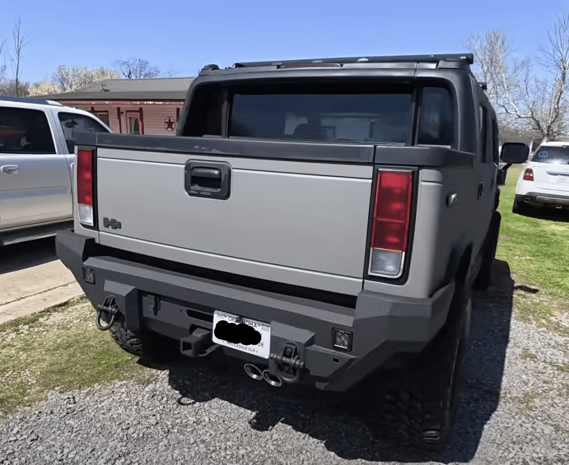 2003 - 2009 Hummer H2/ H2 SUT Rear Bumper - Iron Bull BumpersREAR IRON BUMPER