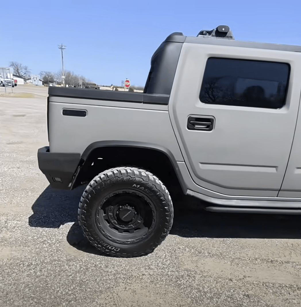 2003 - 2009 Hummer H2/ H2 SUT Rear Bumper - Iron Bull BumpersREAR IRON BUMPER