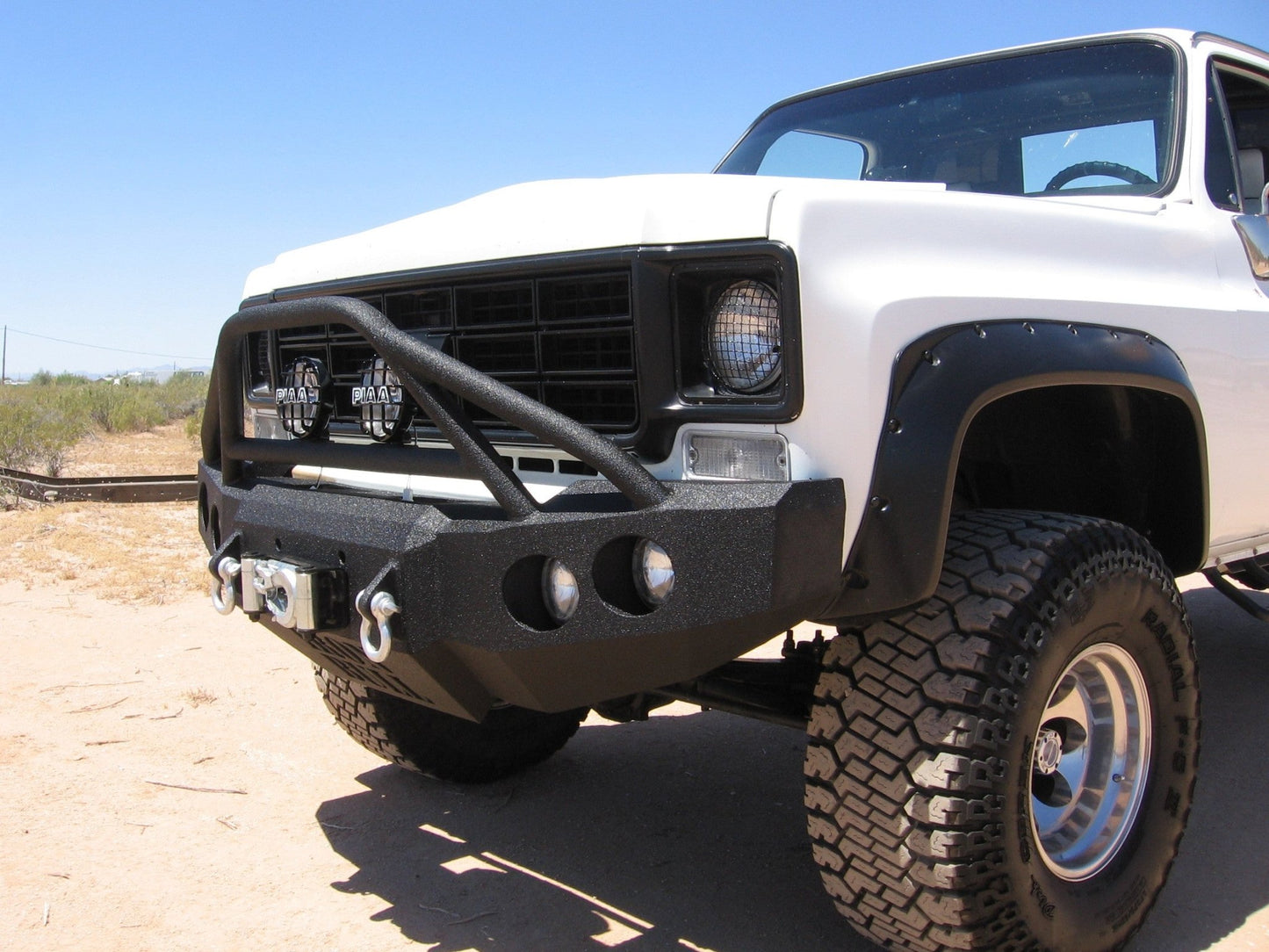 1973-1980 Chevrolet Silverado 1500 Front Bumper - Iron Bull BumpersFRONT IRON BUMPER