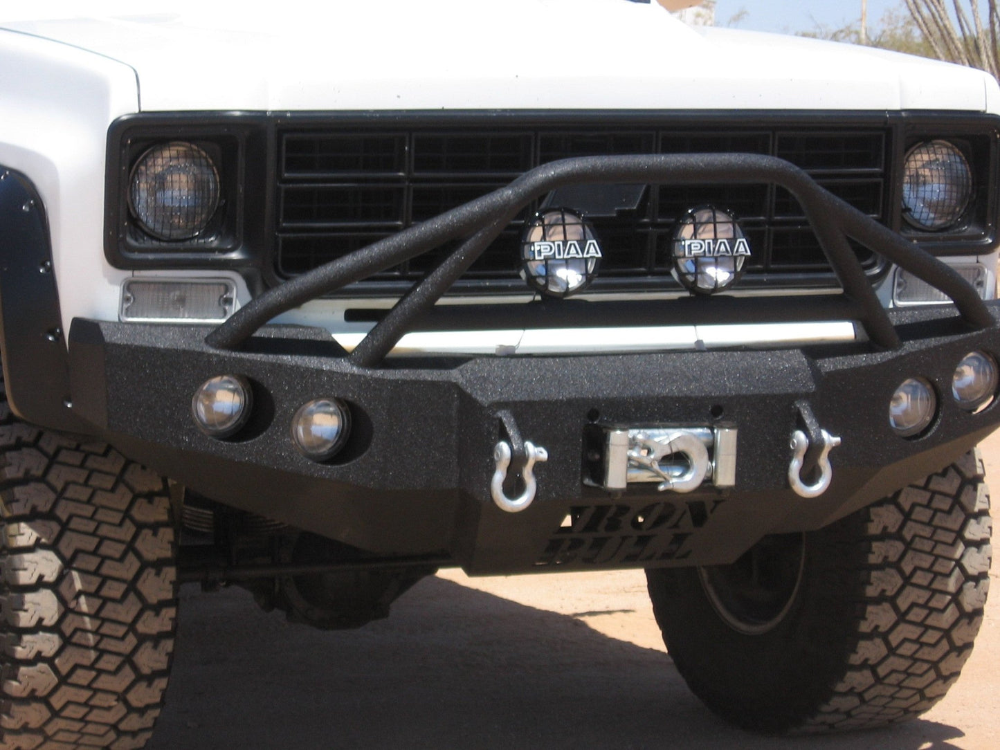 1973-1980 Chevrolet Silverado 1500 Front Bumper - Iron Bull BumpersFRONT IRON BUMPER