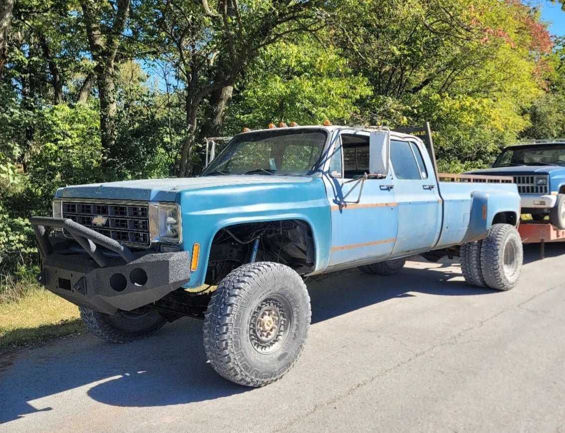 1973-1980 Chevrolet Silverado 1500 Front Bumper - Iron Bull BumpersFRONT IRON BUMPER