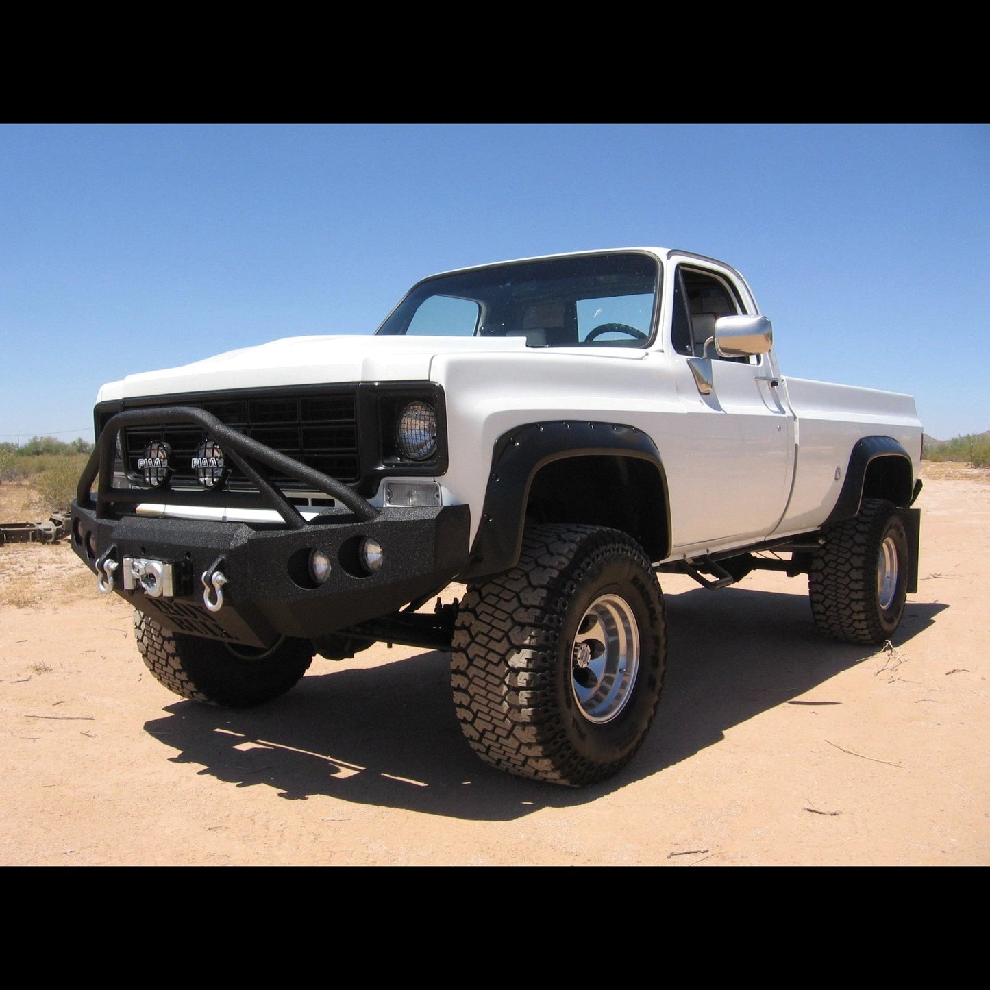 1973-1980 Chevrolet Silverado 1500 Front Bumper - Iron Bull BumpersFRONT IRON BUMPER