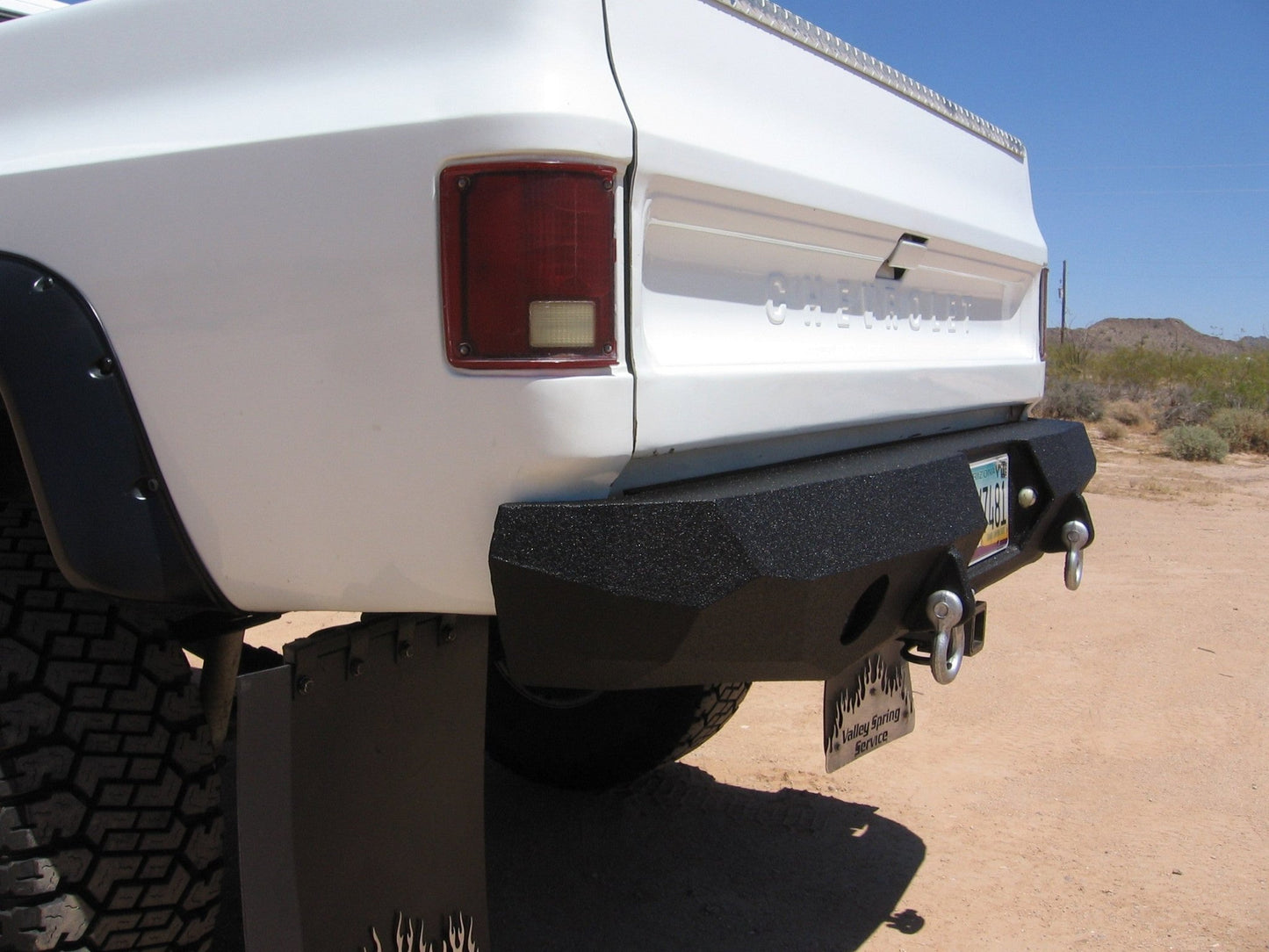 1973-1980 Chevrolet Silverado 1500 Rear Bumper - Iron Bull BumpersREAR IRON BUMPER