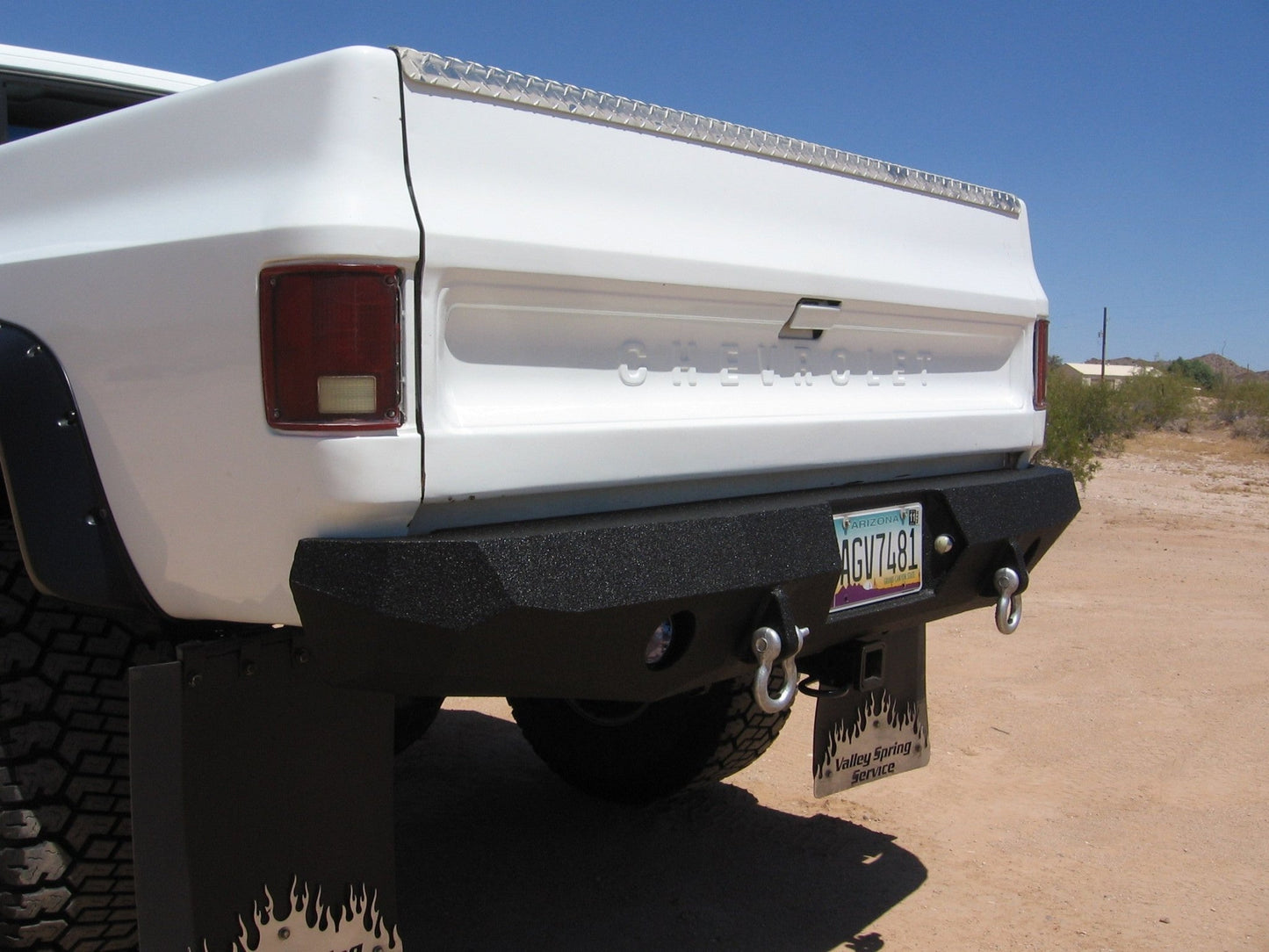 1973-1980 Chevrolet Silverado 1500 Rear Bumper - Iron Bull BumpersREAR IRON BUMPER