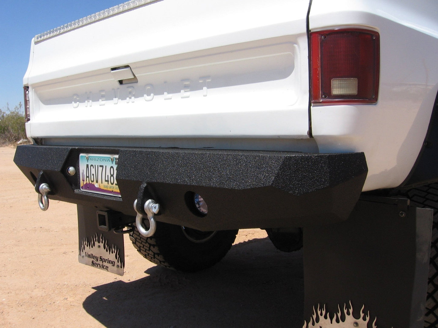 1973-1980 Chevrolet Silverado 1500 Rear Bumper - Iron Bull BumpersREAR IRON BUMPER