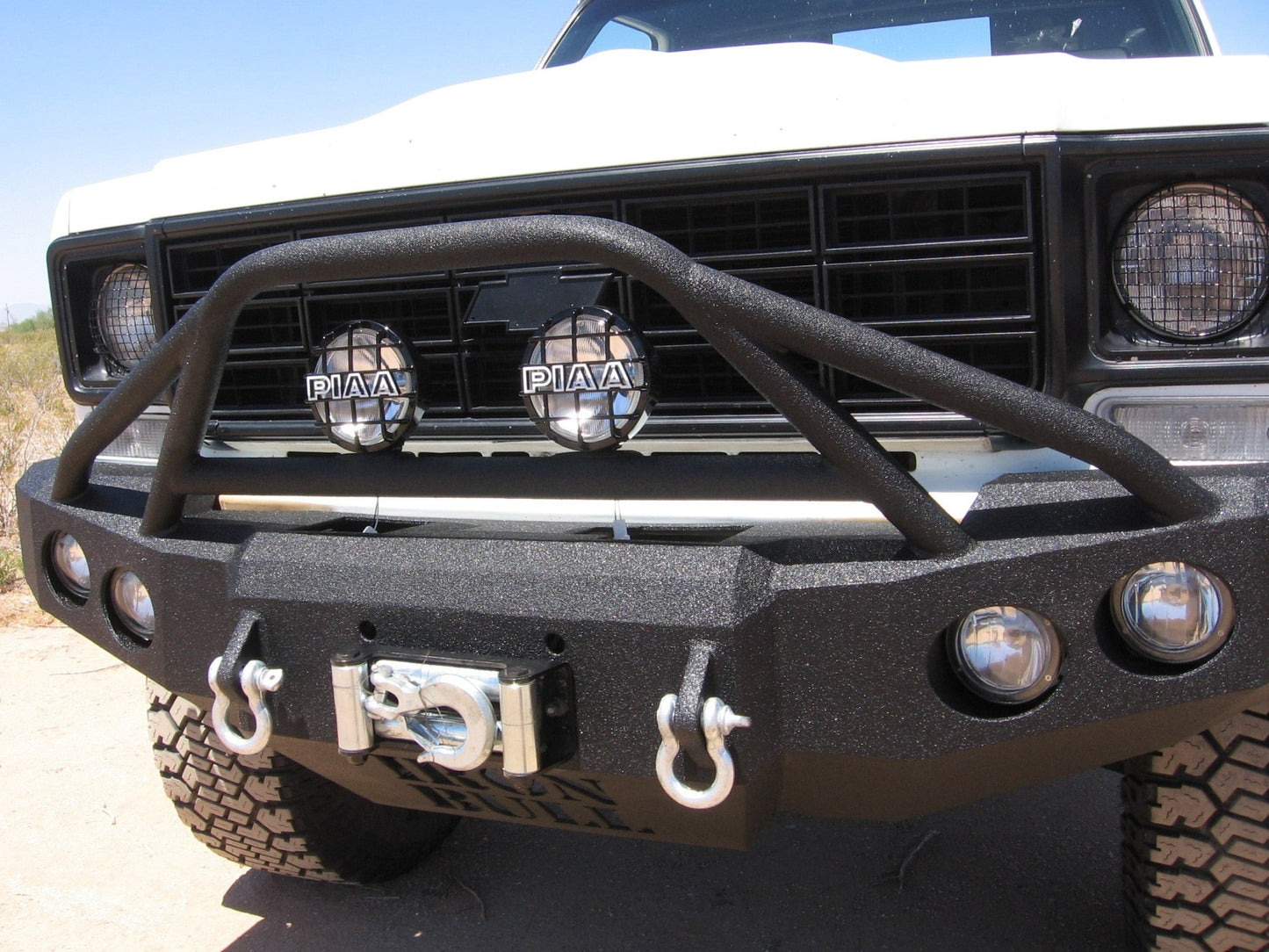 1973-1980 Chevrolet Silverado 2500/3500 Front Bumper - Iron Bull BumpersFRONT IRON BUMPER