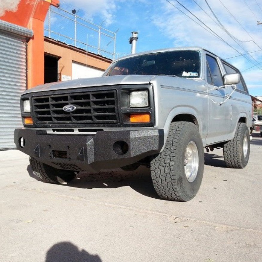 1980-1986 Ford F150 Front Bumper - Iron Bull BumpersFRONT IRON BUMPER