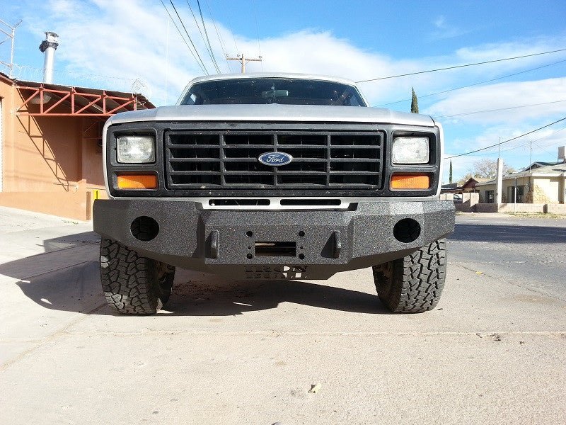 1980-1986 Ford F150 Front Bumper - Iron Bull BumpersFRONT IRON BUMPER