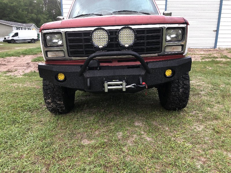 1980-1986 Ford F250/350 Front Bumper - Iron Bull BumpersFRONT IRON BUMPER