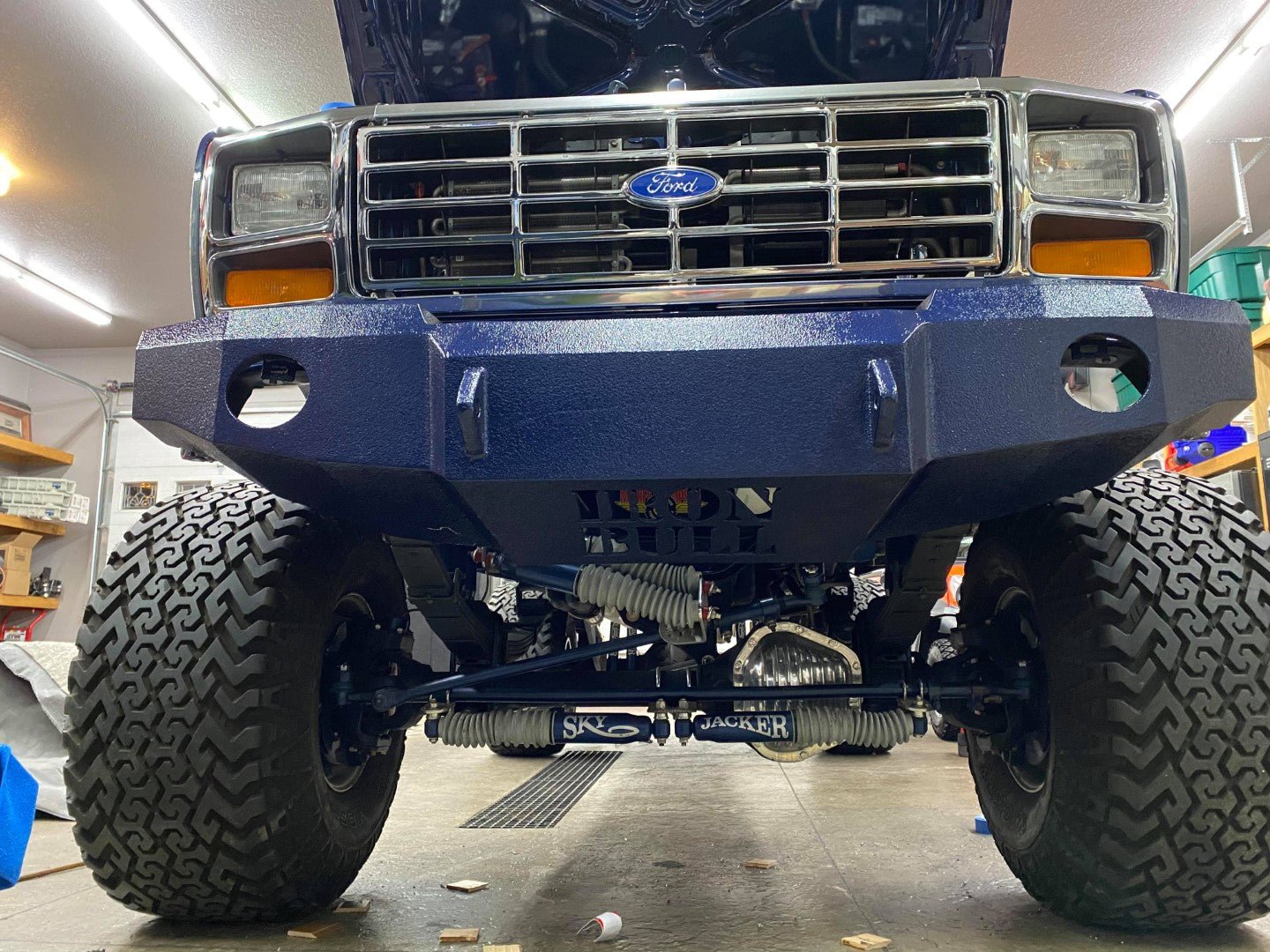 1980-1986 Ford F250/350 Front Bumper - Iron Bull BumpersFRONT IRON BUMPER