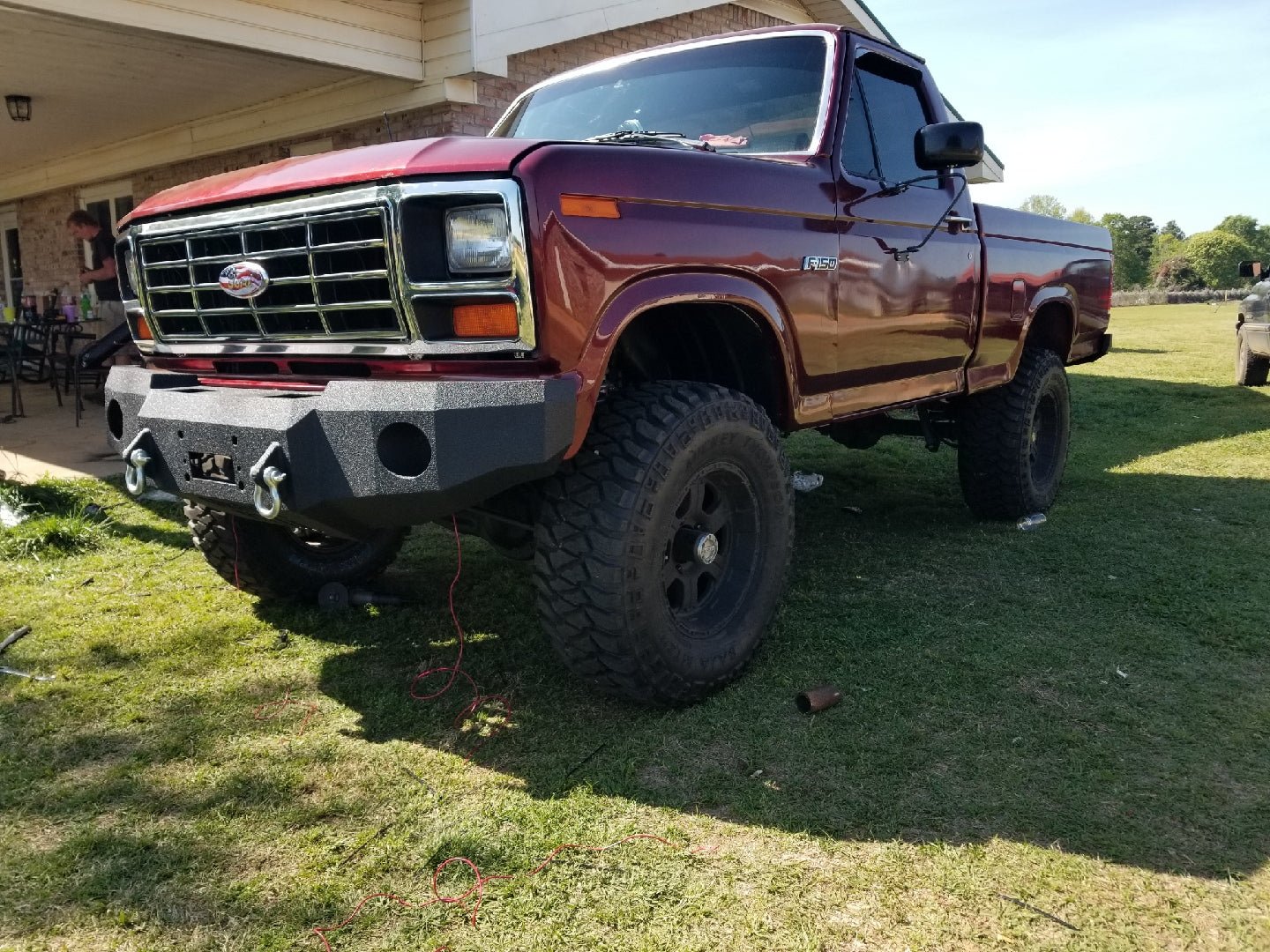 1980-1986 Ford F250/350 Front Bumper - Iron Bull BumpersFRONT IRON BUMPER