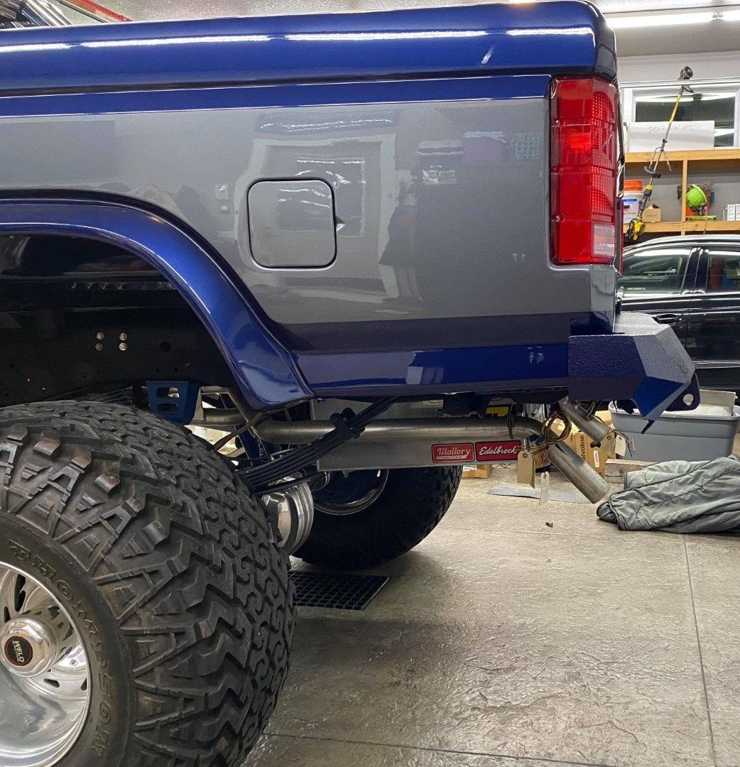 1980-1996 Ford F250/350 Rear Bumper - Iron Bull BumpersREAR IRON BUMPER