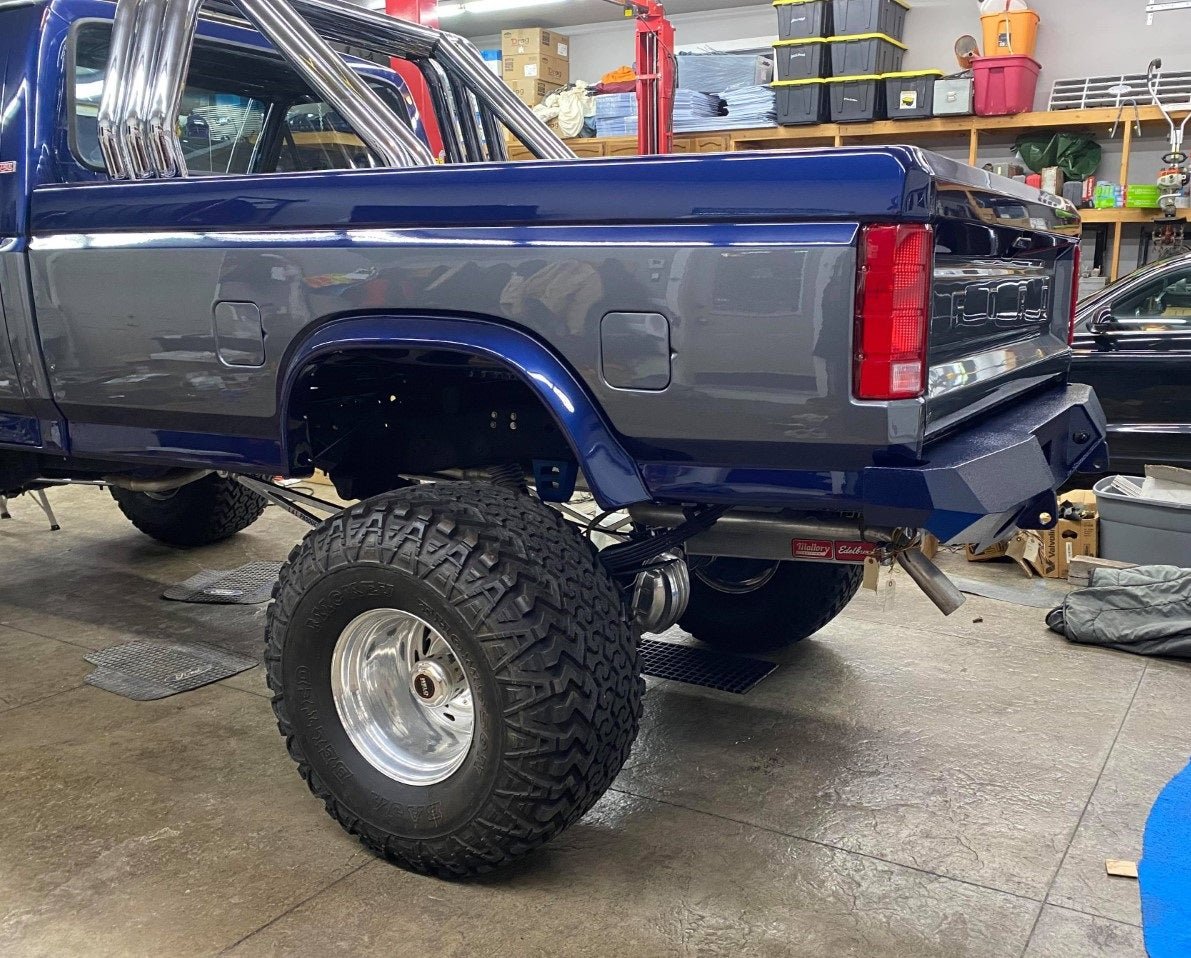 1980-1996 Ford F250/350 Rear Bumper - Iron Bull BumpersREAR IRON BUMPER