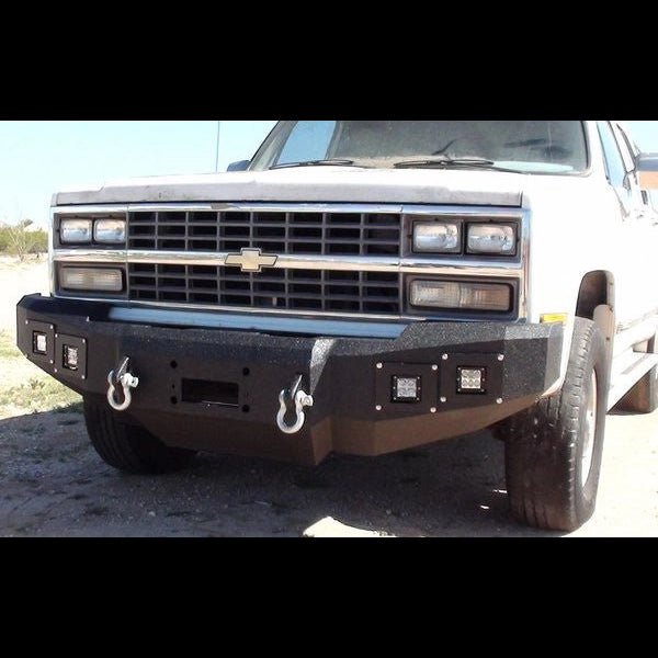 1981-1987 Chevrolet C10/C20/C30 K10/K20/K30 Front Bumper - Iron Bull BumpersFRONT IRON BUMPER