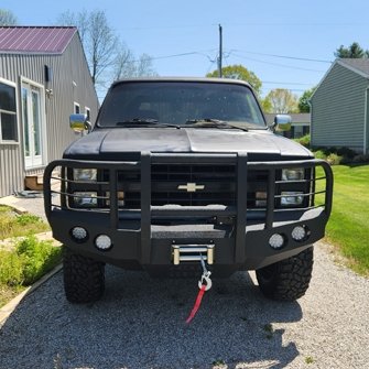 1981-1987 Chevrolet C10/C20/C30 K10/K20/K30 Front Bumper - Iron Bull BumpersFRONT IRON BUMPER