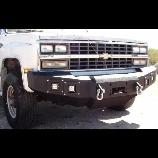 1981-1987 Chevrolet C10/C20/C30 K10/K20/K30 Front Bumper - Iron Bull BumpersFRONT IRON BUMPER