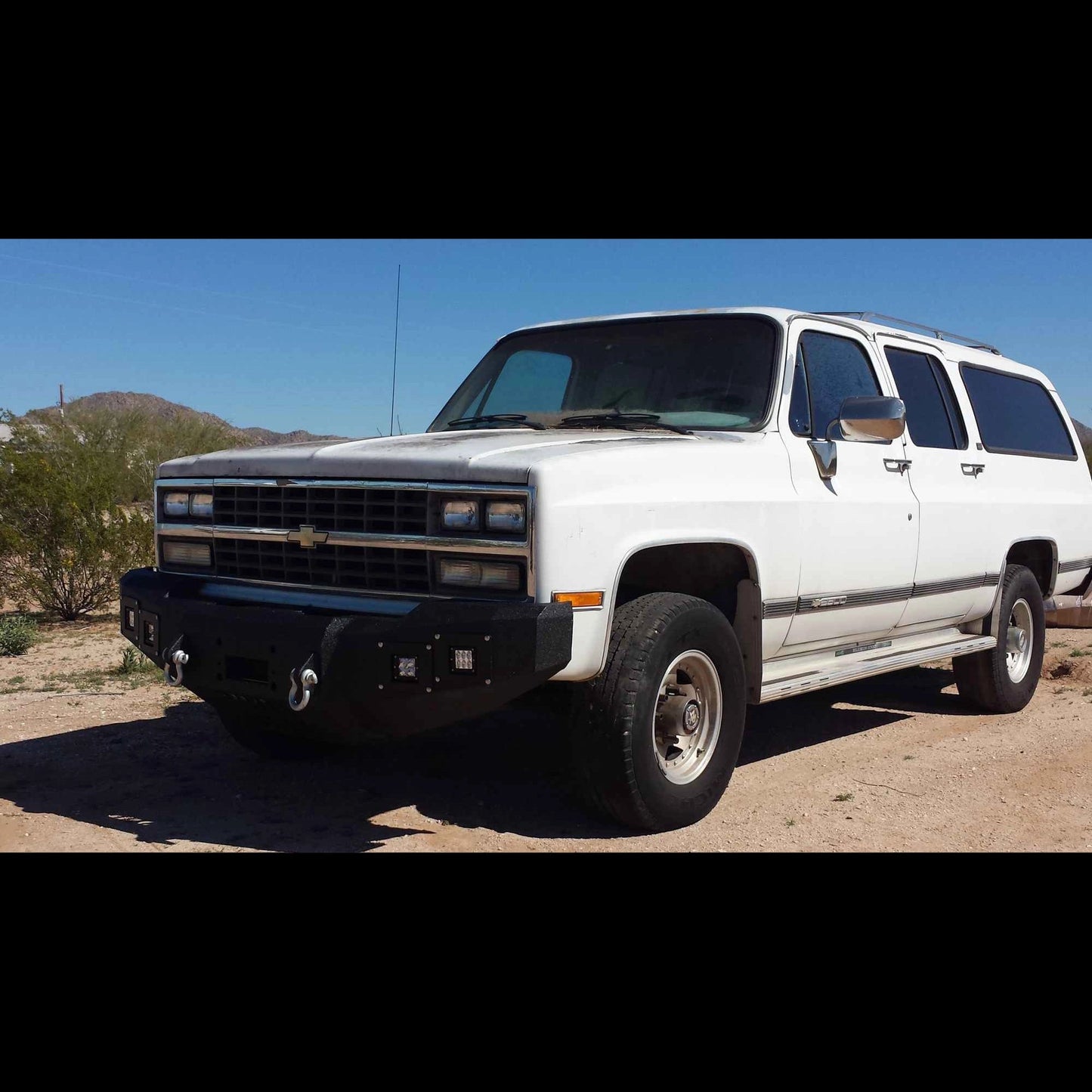 1981-1987 Chevrolet Suburban Front Bumper - Iron Bull BumpersFRONT IRON BUMPER