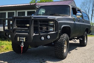 1981-1987 GMC Jimmy Front Bumper - Iron Bull BumpersFRONT IRON BUMPER