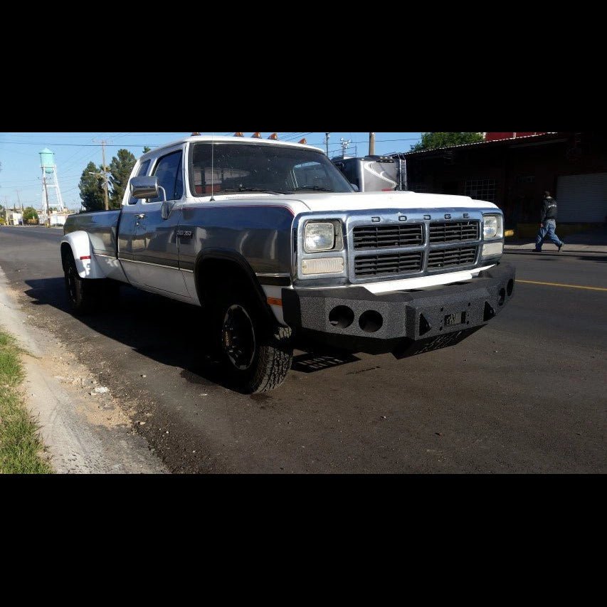 1981-1993 Dodge W150/D150 Front Bumper - Iron Bull BumpersFRONT IRON BUMPER