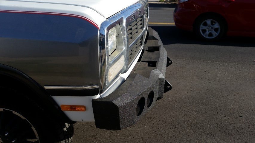 1981-1993 Dodge W150/D150 Front Bumper - Iron Bull BumpersFRONT IRON BUMPER