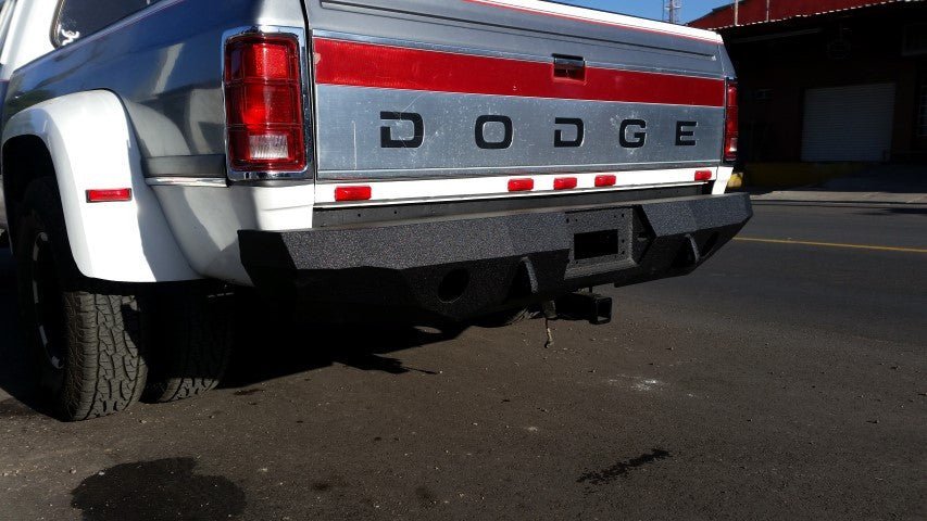 1981-1993 Dodge W150/D150 Rear Bumper - Iron Bull BumpersREAR IRON BUMPER