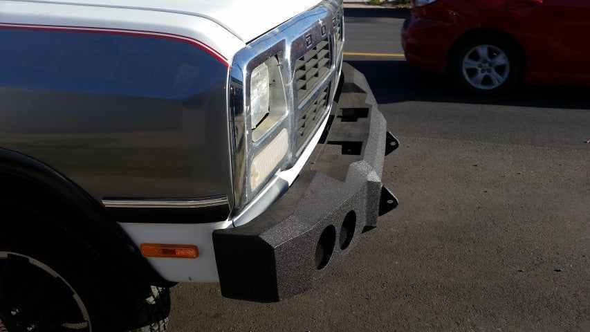 1981-1994 Dodge 2500/3500 Front Bumper - Iron Bull BumpersFRONT IRON BUMPER