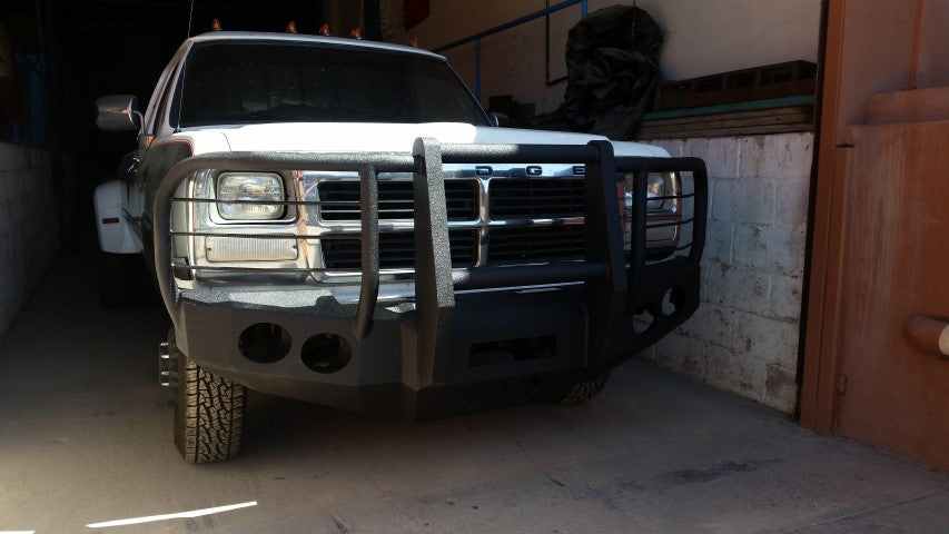 1981-1994 Dodge 2500/3500 Front Bumper - Iron Bull BumpersFRONT IRON BUMPER