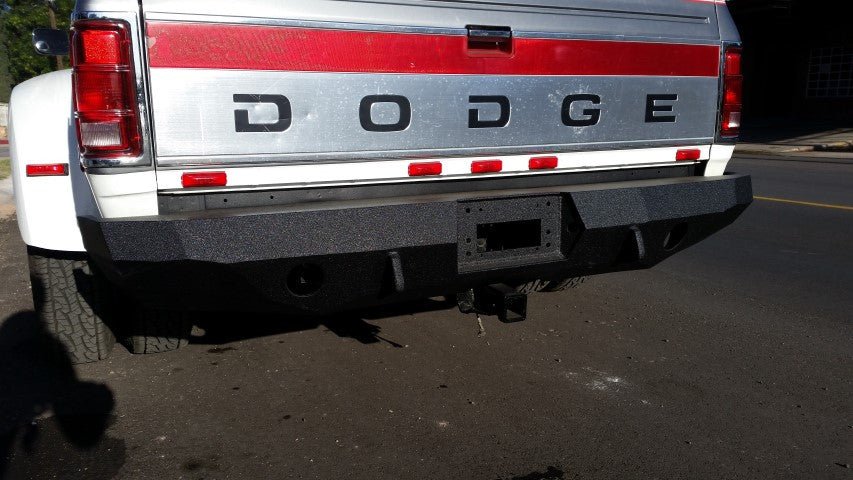 1981-1994 Dodge 2500/3500 Rear Bumper - Iron Bull BumpersREAR IRON BUMPER