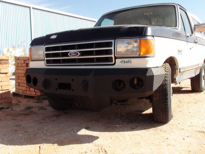 1987-1991 Ford F250/350 Front Bumper - Iron Bull BumpersFRONT IRON BUMPER