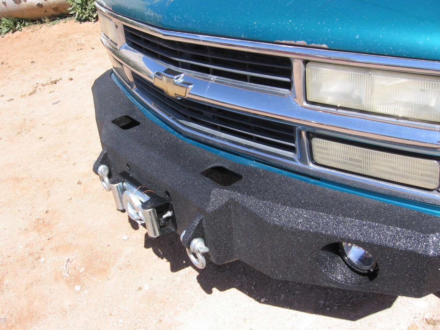 1988-1998 Chevrolet Silverado 1500 Front Bumper - Iron Bull BumpersFRONT IRON BUMPER