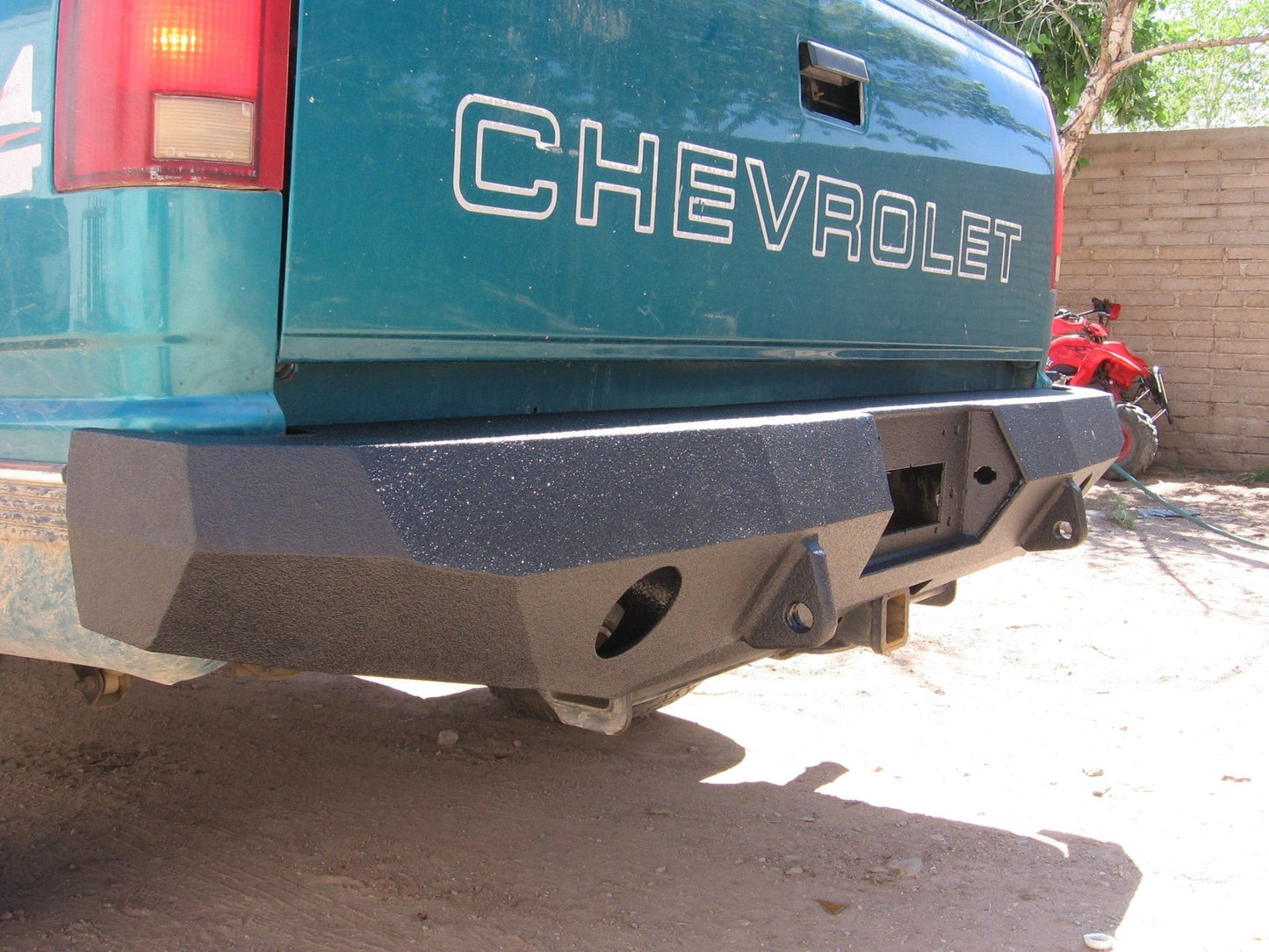 1988-1998 Chevrolet Silverado 1500 Rear Bumper - Iron Bull BumpersREAR IRON BUMPER