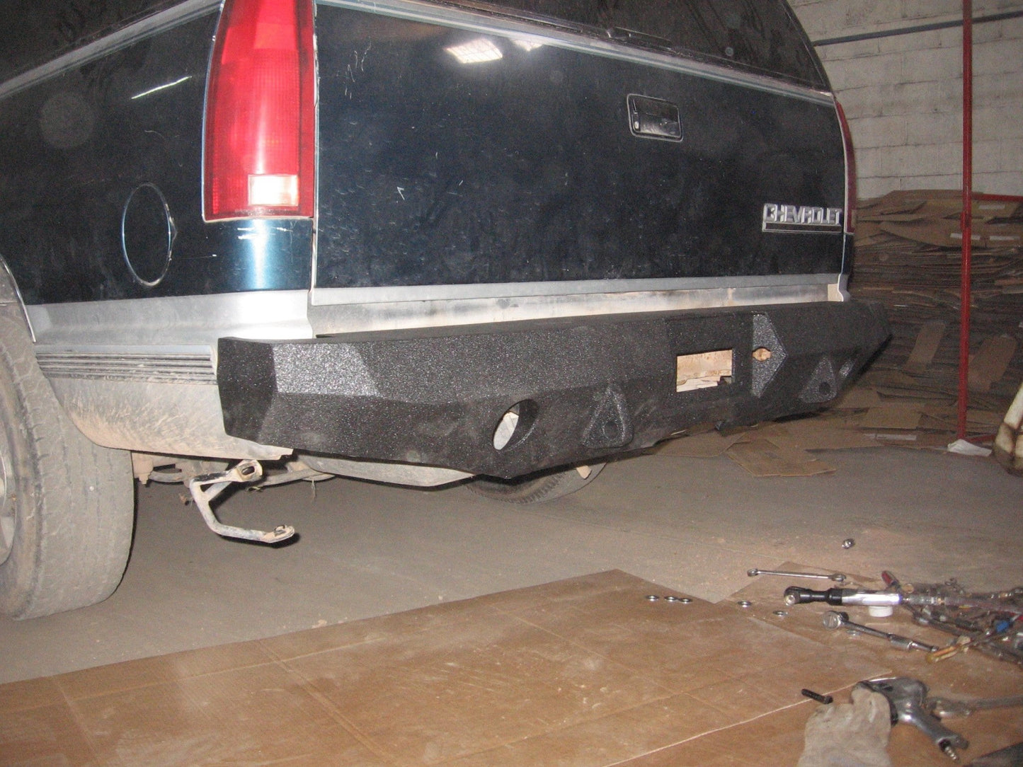 1988-1998 Chevrolet Tahoe Rear Bumper - Iron Bull BumpersREAR IRON BUMPER