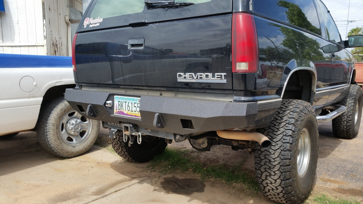 1988-1998 Chevrolet Tahoe Rear Bumper - Iron Bull BumpersREAR IRON BUMPER