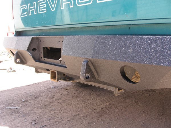 1988-1998 GMC Sierra 1500 Rear Bumper - Iron Bull BumpersREAR IRON BUMPER