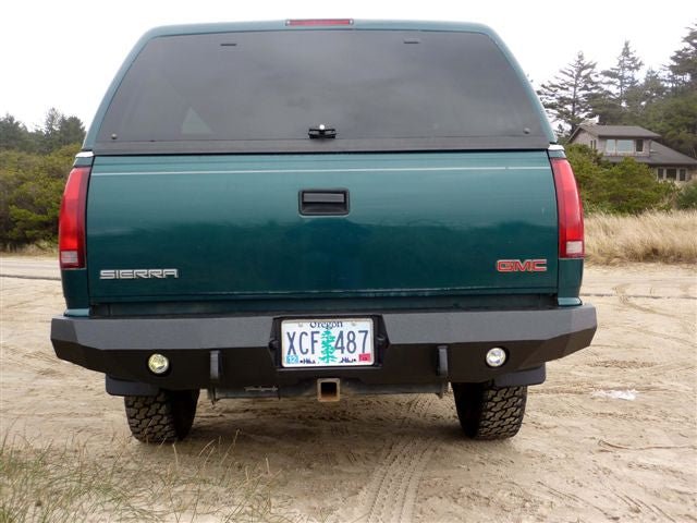 1988-1998 GMC Sierra 2500/3500 Rear Bumper - Iron Bull BumpersREAR IRON BUMPER