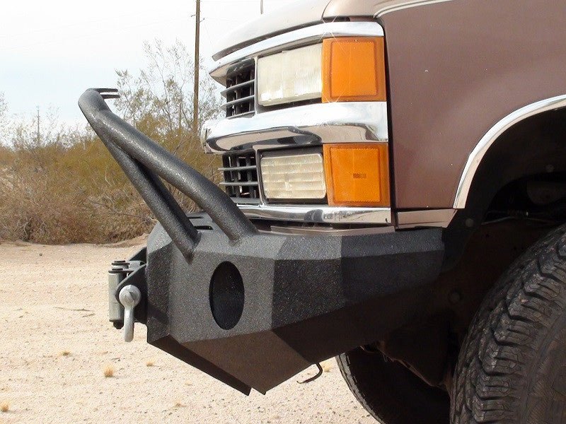 1988-1999 Chevrolet Silverado 2500/3500 Front Bumper - Iron Bull BumpersFRONT IRON BUMPER