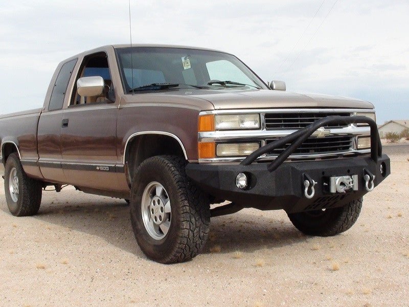 1988-1999 Chevrolet Silverado 2500/3500 Front Bumper - Iron Bull BumpersFRONT IRON BUMPER