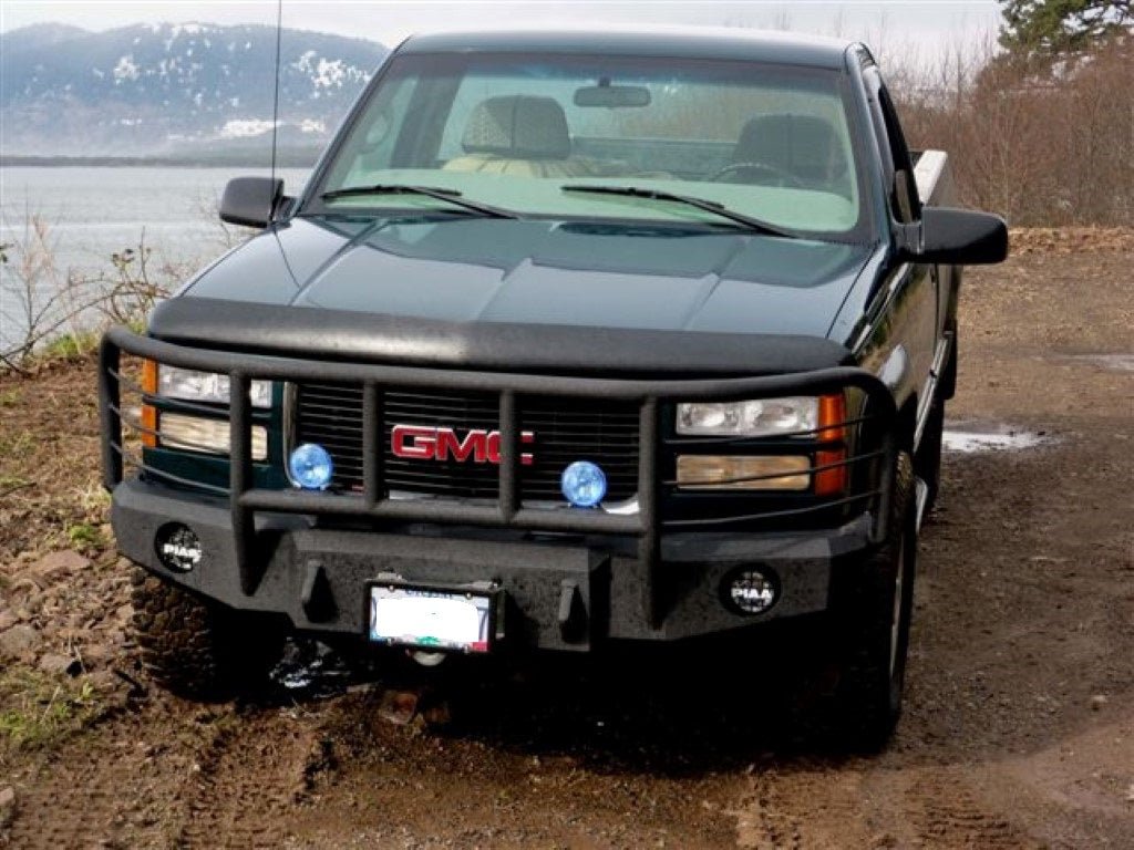 1988-1999 Chevrolet Silverado 2500/3500 Front Bumper - Iron Bull BumpersFRONT IRON BUMPER