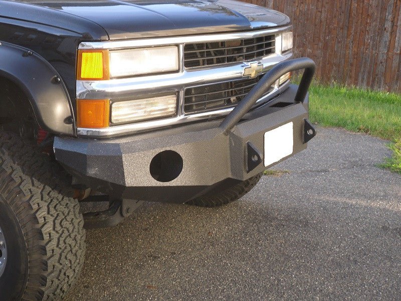 1988-1999 Chevrolet Silverado 2500/3500 Front Bumper - Iron Bull BumpersFRONT IRON BUMPER