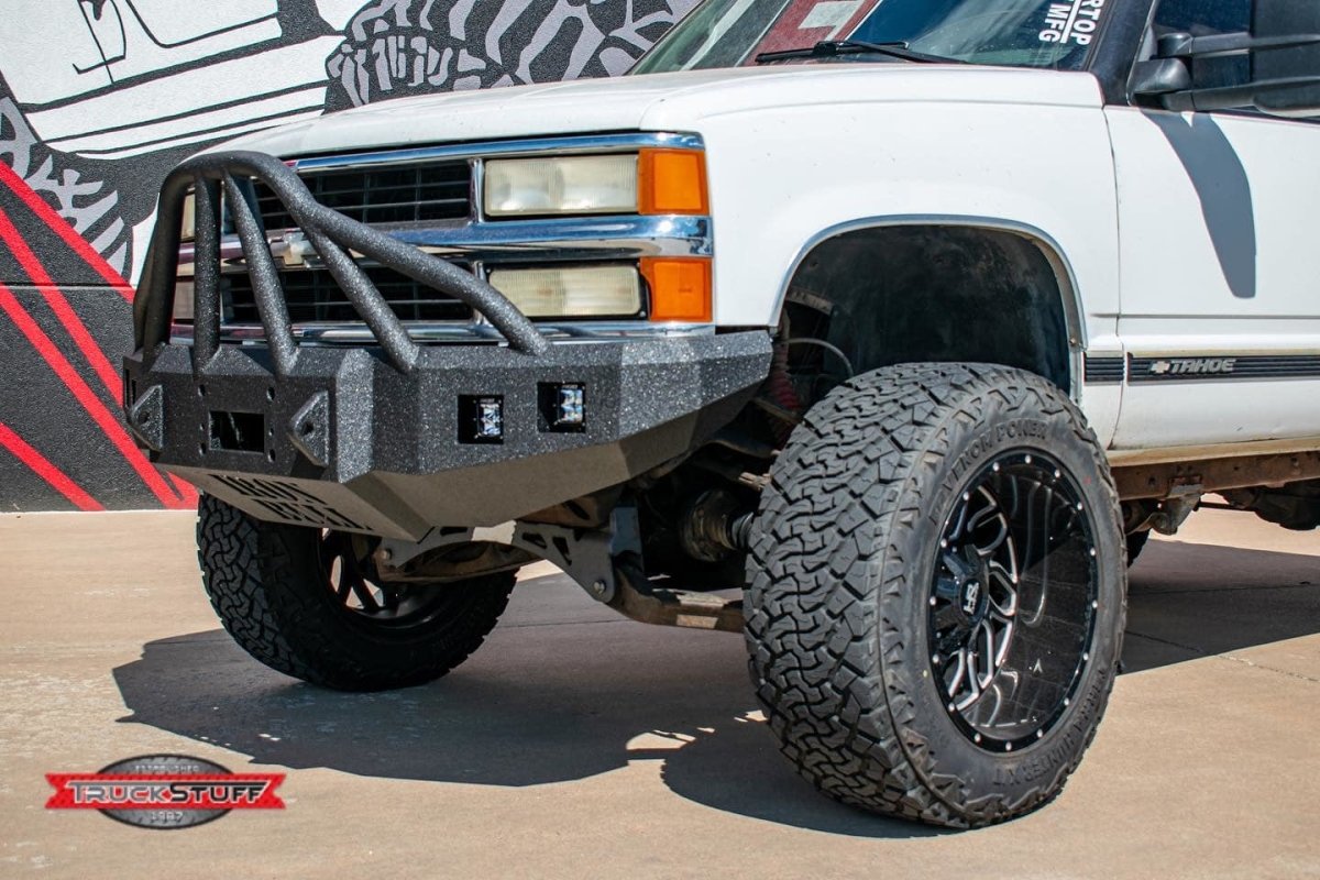 1988-1999 Chevrolet Silverado 2500/3500 Front Bumper - Iron Bull BumpersFRONT IRON BUMPER