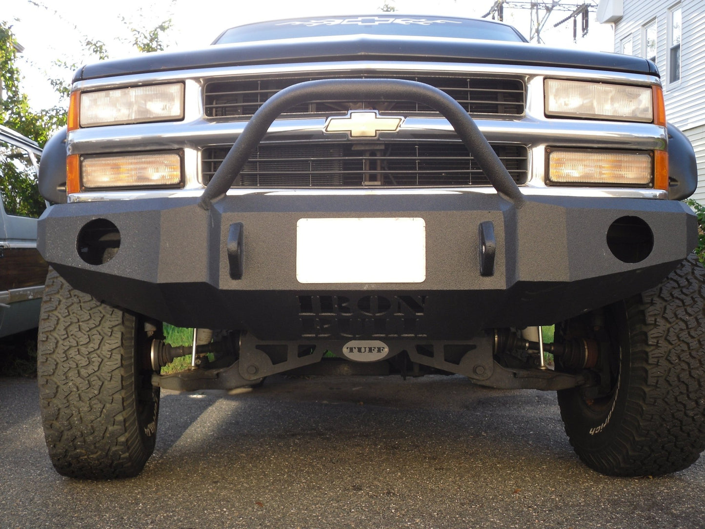 1988-1999 Chevrolet Silverado 2500/3500 Front Bumper - Iron Bull BumpersFRONT IRON BUMPER