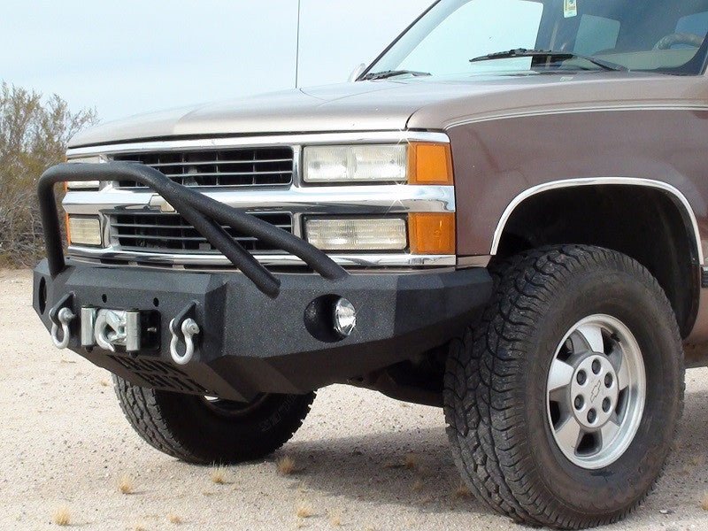 1988-1999 Chevrolet Silverado 2500/3500 Front Bumper - Iron Bull BumpersFRONT IRON BUMPER