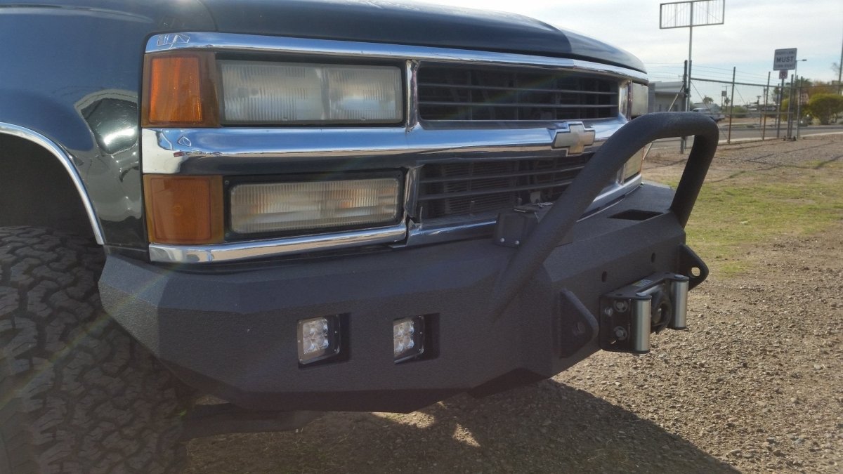 1992-1994 Chevrolet Blazer Front Bumper - Iron Bull BumpersFRONT IRON BUMPER