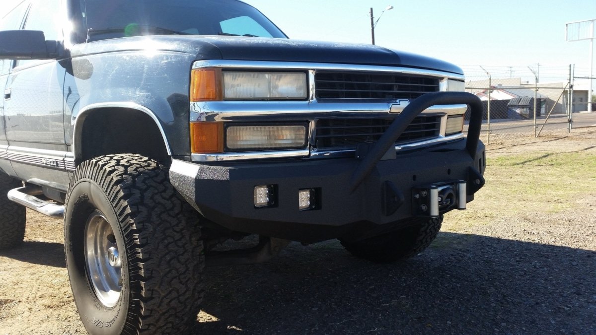 1992-1994 Chevrolet Blazer Front Bumper - Iron Bull BumpersFRONT IRON BUMPER