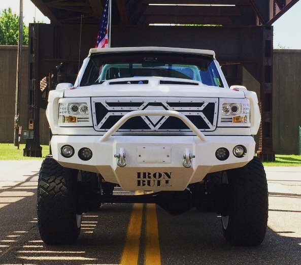 1992-1996 Ford F150 Front Bumper - Iron Bull BumpersFRONT IRON BUMPER