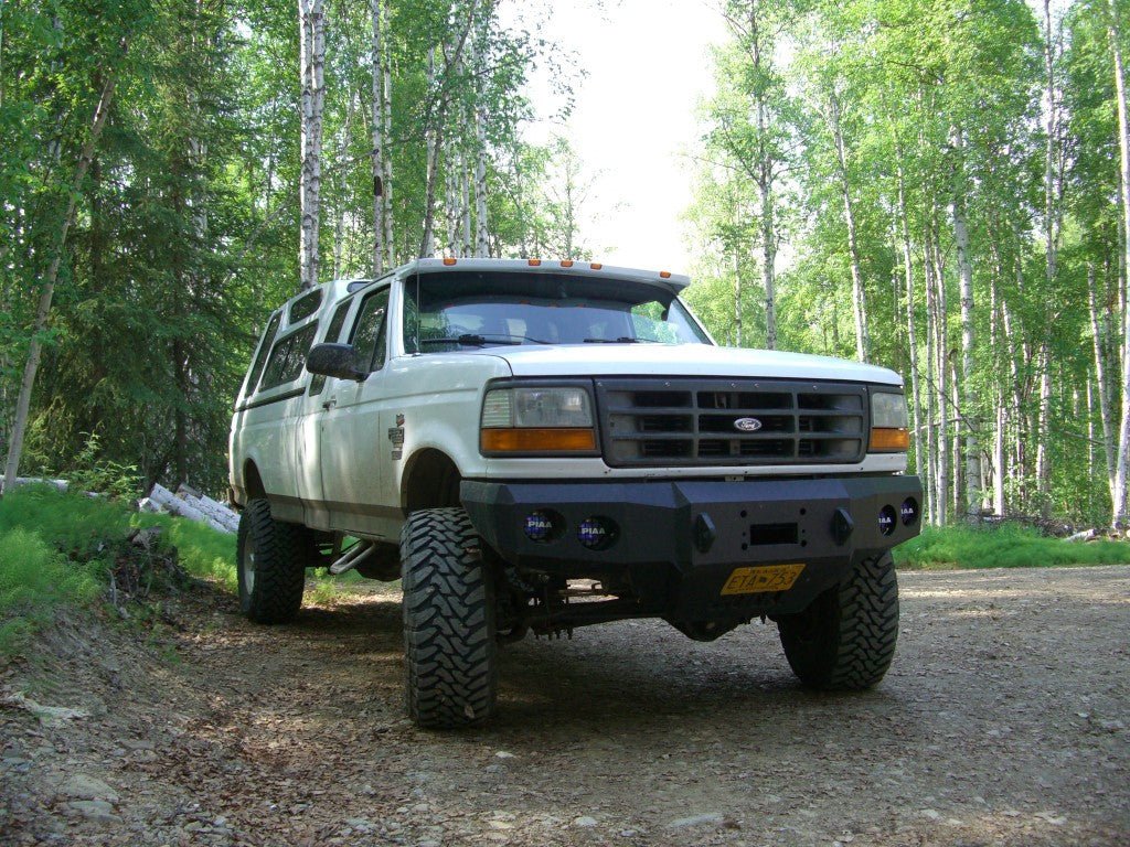 1992-1997 Ford F250/F350 Front Bumper - Iron Bull BumpersFRONT IRON BUMPER