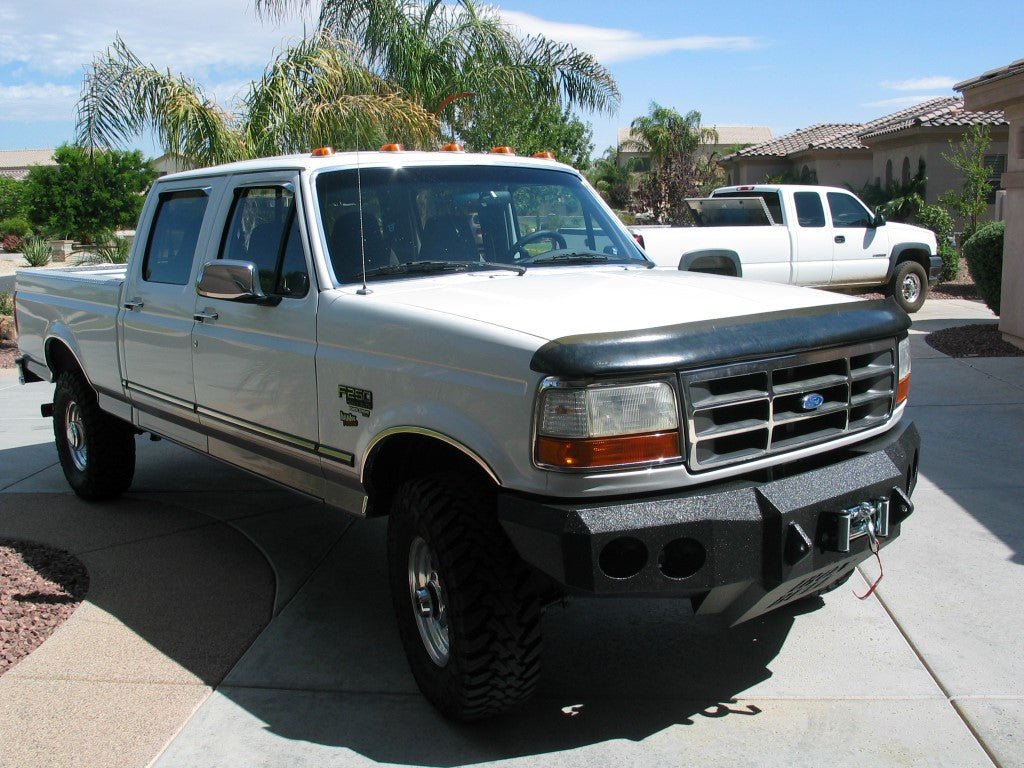 1992-1997 Ford F250/F350 Front Bumper - Iron Bull BumpersFRONT IRON BUMPER